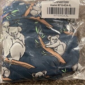 MeUndies Koala Print Hipster Panties - Blue